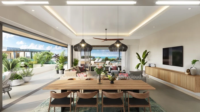 3BR Luxury Penthouse with Pool in Grand Baie, North Mauritius