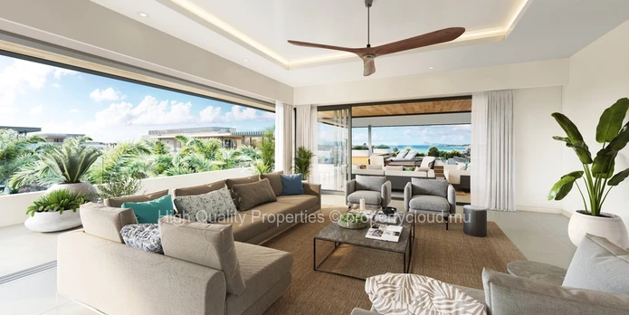 3BR Luxury Penthouse with Pool in Grand Baie, North Mauritius