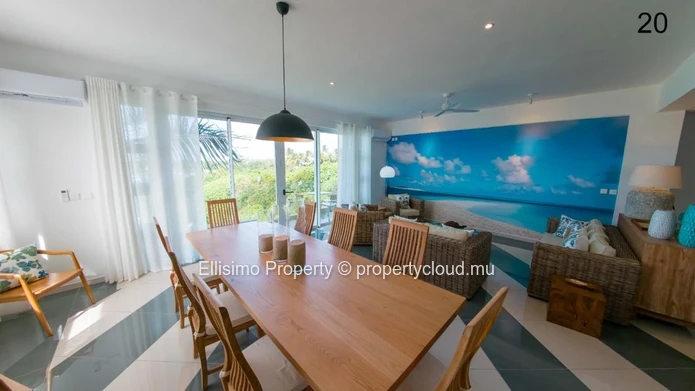 Waterfront Penthouse for Rent – Lor Lagoon, Trou d’Eau Douce